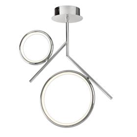 M6592  Olimpia Ceiling 30W LED Polished Chrome